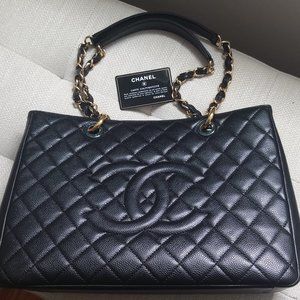 Chanel GST Black Caviar - Like New